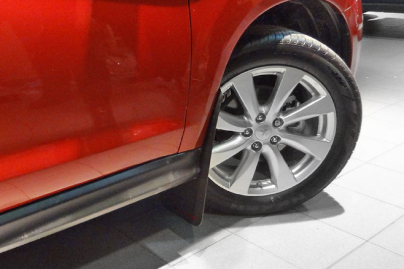 Rally Armor 10-19 Mitsubishi Outlander Sport/ASX/RVR Black UR Mud Flap w/ Grey Logo
