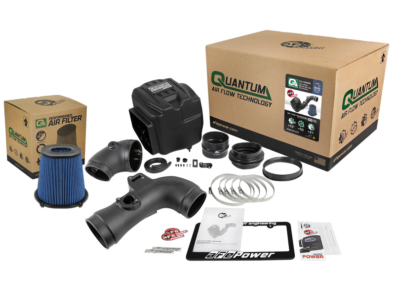 aFe Quantum Pro 5R Cold Air Intake System for 2011–2016 GM/Chevrolet Duramax 6.6L LML, Part 53-10006R