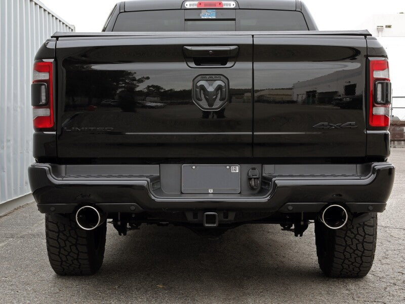 aFe Large Bore-HD 3-Inch 409 Stainless Steel DPF-Back Exhaust System with Polished Tips, Part 49-42080-P