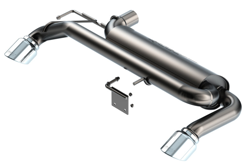 Borla 11973 Touring Axle-Back Exhaust System with Polished Tips for 2021-2026 Ford Bronco 2.3L