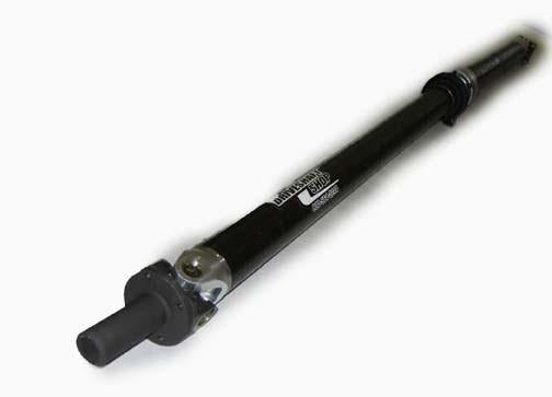 Driveshaft Shop DSS610088 2-Piece Carbon Fiber Rear Driveshaft for 2001-2007 Mitsubishi Evo VII, VIII and IX Non-AYC