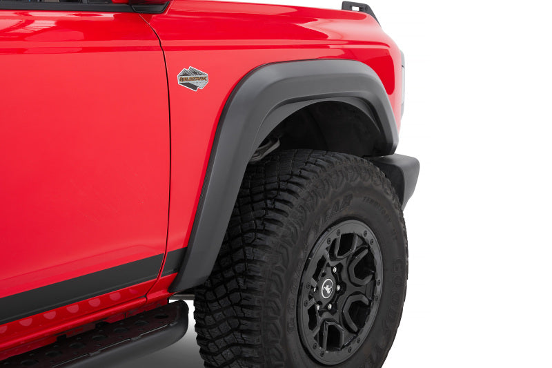 Bestop 21-26 Ford Bronco Fender Flares for 4-Door Models - Matte Black with Stainless Steel Hardware