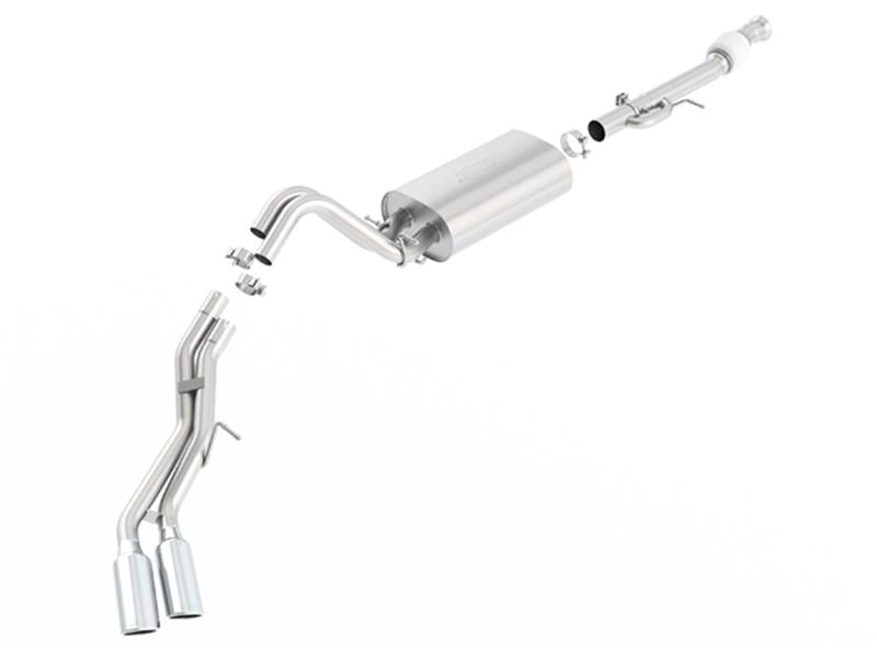 Borla 140560 Touring Cat-Back Exhaust System for 2015-2020 Cadillac Escalade ESV and GMC Yukon Denali XL 6.2L V8