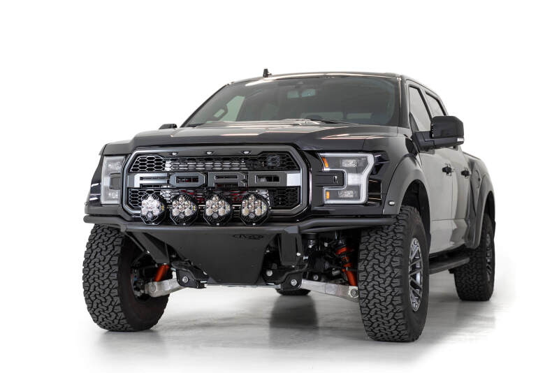 Addictive Desert Designs 17-20 Ford Raptor PRO Add-On Light Hoop, Hammer Black