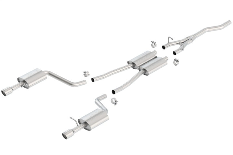 Borla 140100 S-Type Cat-Back Exhaust System for 2002-2008 Audi A4 Quattro