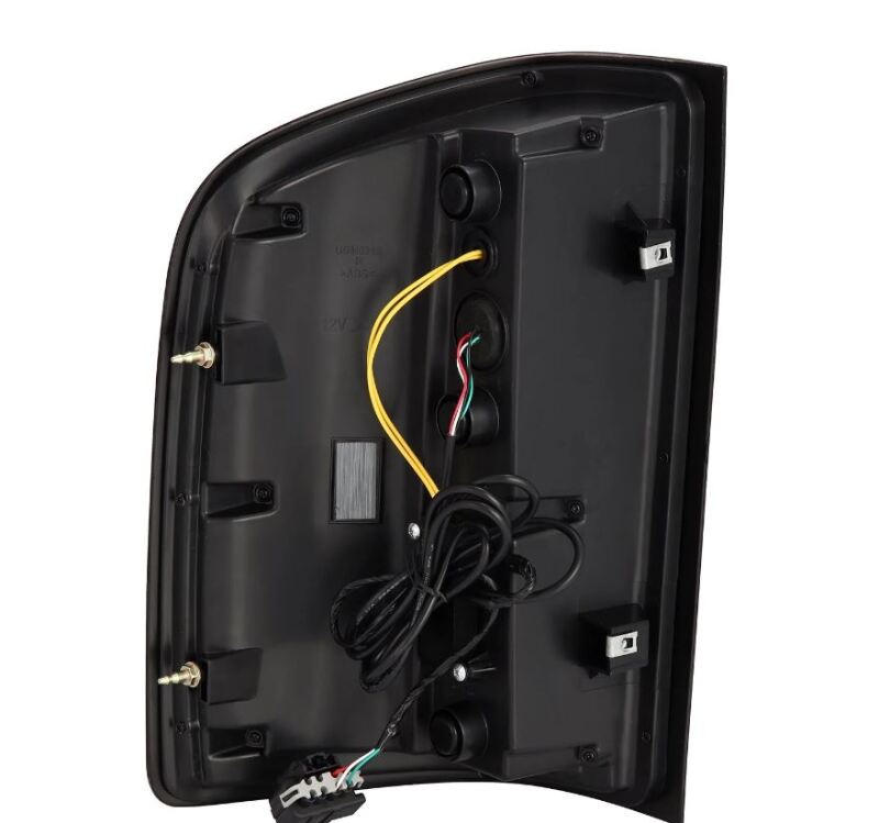 AlphaRex ARX620080 Luxx-Series LED Tail Lights with Black Housing and Smoked Lens for Chevrolet Silverado