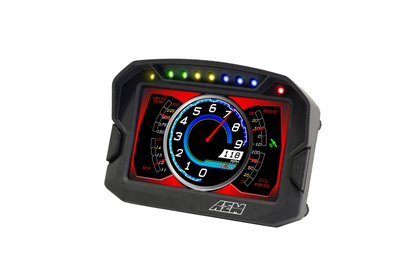 AEM CD-5LG Carbon Logging Digital Dash Display with 10 Hz GPS, Part Number 30-5603