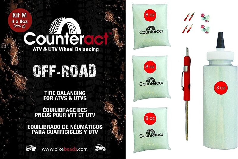 Counteract ATV/UTV Balancing Bead DIY Kit - 4 Bags of 8oz by Counteract
