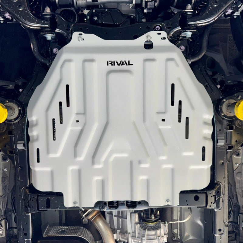 Rival 4x4 Aluminum Transmission Catalytic Converter Skid Plate for Toyota Sequoia and Tundra - Part rll2333.9569.3.6