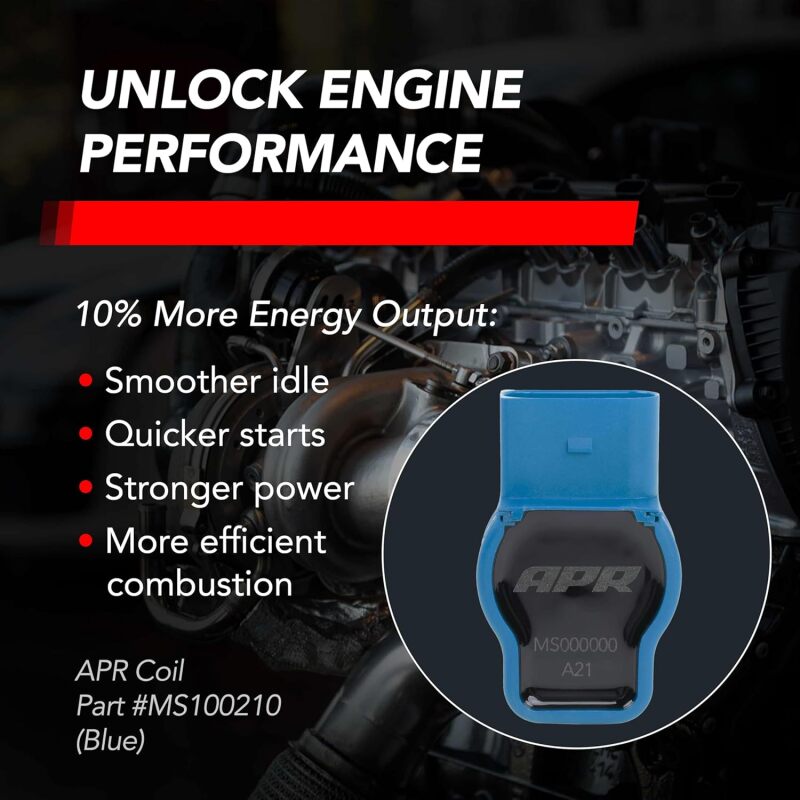 APR EA888.1/EA888.2/EA113/EA837 (PQ35/PQ45) 2.0T/3.0T Ignition Coil - Blue by APR