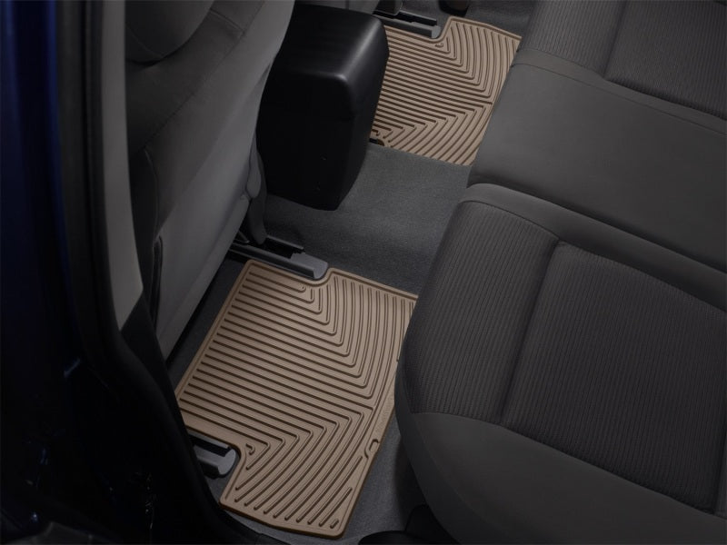 WeatherTech 87-95 Jeep Wrangler Front and Rear Rubber Mats - Tan