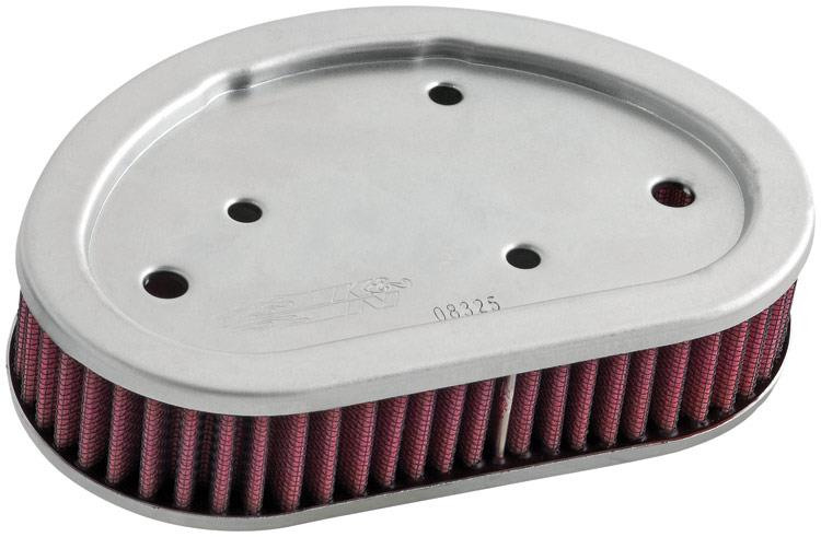 K&N Engineering knnHD-9608 High-Flow Replacement Air Filter for 2008-2009 Harley-Davidson Dyna Motorcycles