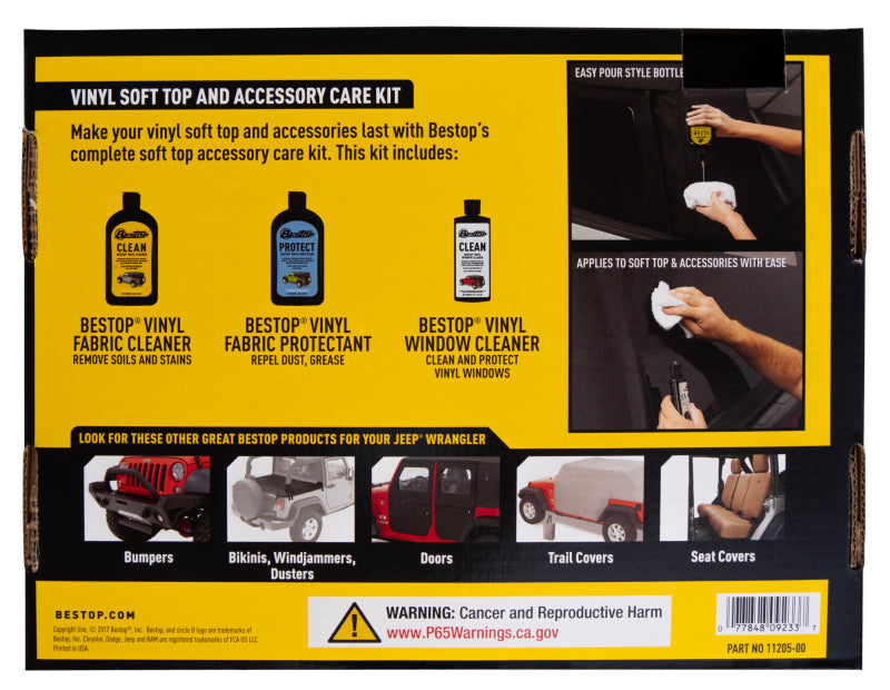 Bestop Vinyl Care Kit - Part Number BES11215-00