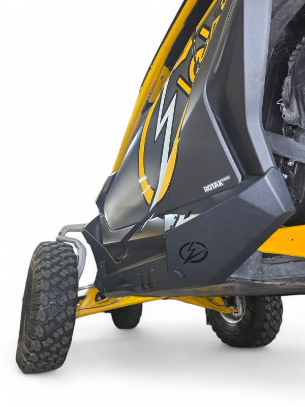 Elektric Offroad Volt Series Rocker Guards for 2024+ Can-Am Maverick R – Side-Impact Protection with Built-In Step Plate