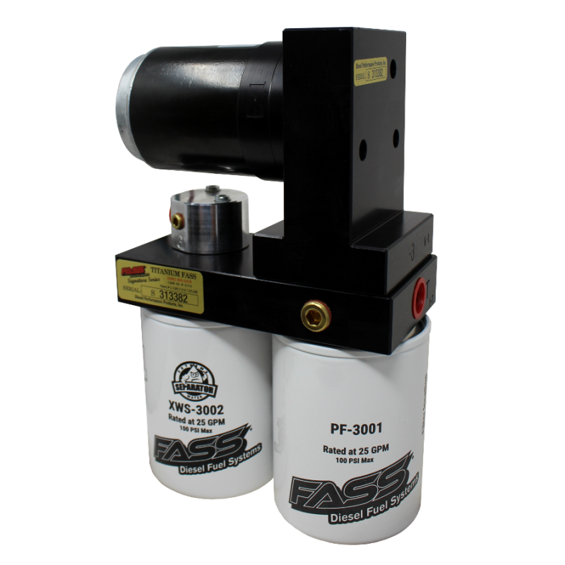 FASS 01-10 GM 2500/3500 Duramax 165gph Titanium Signature Series Fuel Air Separation System
