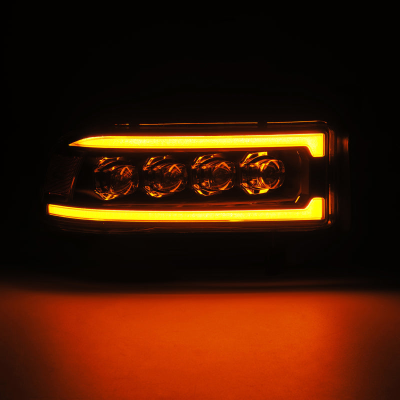 AlphaRex Nova-Series Projector Headlights for 1994-2001 Dodge Ram 1500, Black Housing