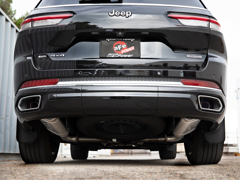 aFe Vulcan Series Stainless Steel Cat-Back Exhaust System, Part Number 49-38100, for 2021-2026 Jeep Grand Cherokee L