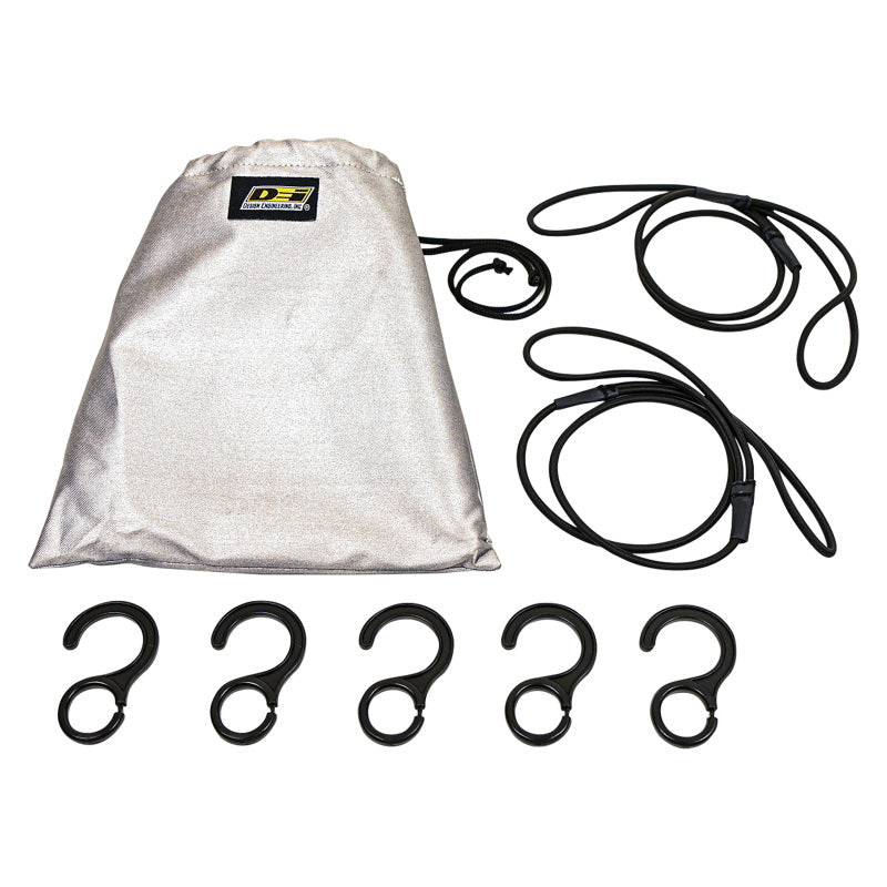 DEI Motorcycle Seat Shade Cover DEI902328 with Hooks, Straps and Storage Bag