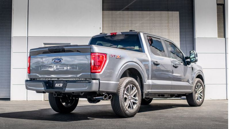 Borla F-150 2021 2.7L/3.5L 4DR CC SB EC STB LARI/KING R/PLINUM/LTD 3/2.25 DSE Cat-Back AK CHR Tips