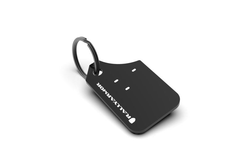 Rally Armor Black Rally Armor Mini UR Rally Mud Flap Keychain