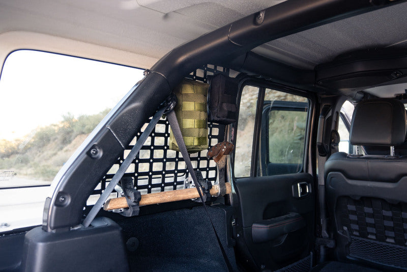 DV8 Offroad DVE-MPJL-01 Rear Window Molle Panels for 2018-2025 Jeep Wrangler JL