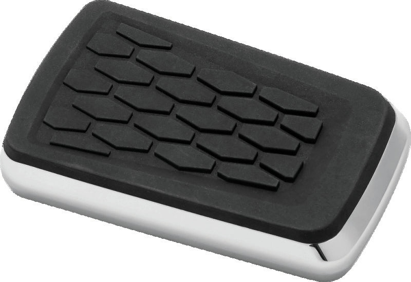 Kuryakyn Hex Brake Pedal Pad for Harley-Davidson FL Models, Chrome - Part Number 5914