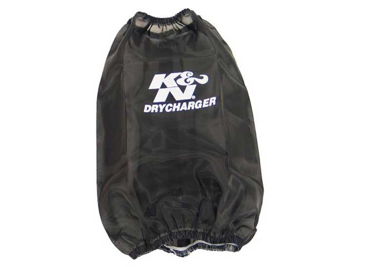 K&N Engineering RF-1032DK Drycharger Round Tapered Air Filter Wrap, Black