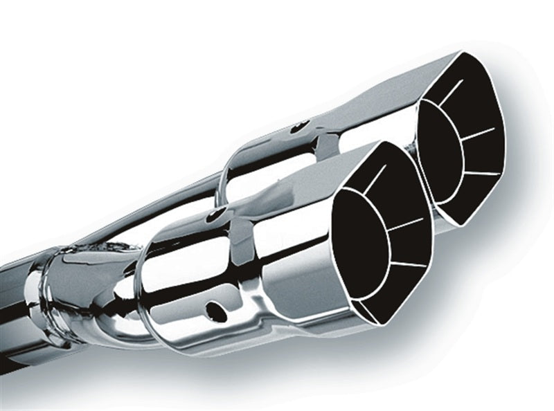 Borla 20233 Universal Polished Dual Square-Cut Intercooled Exhaust Tip