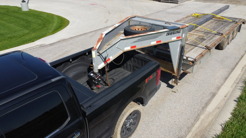 Gen-Y Spartan Torsion-Flex Gooseneck Hitch with SnapLatch Coupler - 2.5 Inch Offset, 4 Inch Square Tube, 2-5/16 Inch Coupler, 4.5K Towing Capacity