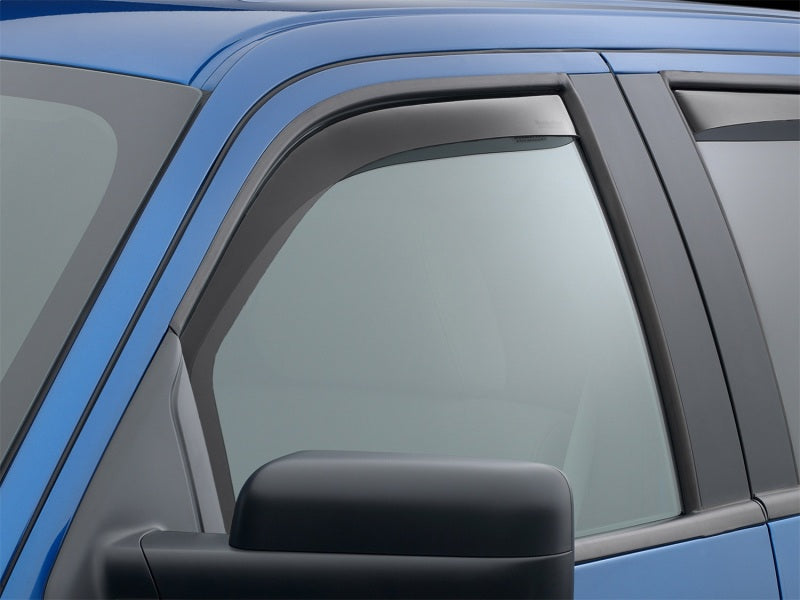 WeatherTech 04-08 Ford F-150 Super Cab Dark Smoke Side Window Deflectors - Precision Fit & Aerodynamic Design