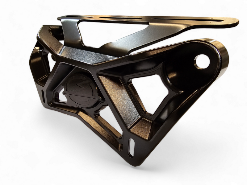 Elektric Off Road 2017+ Can-Am Maverick X3 Front Shock Mount Brace with Light Mount - Black