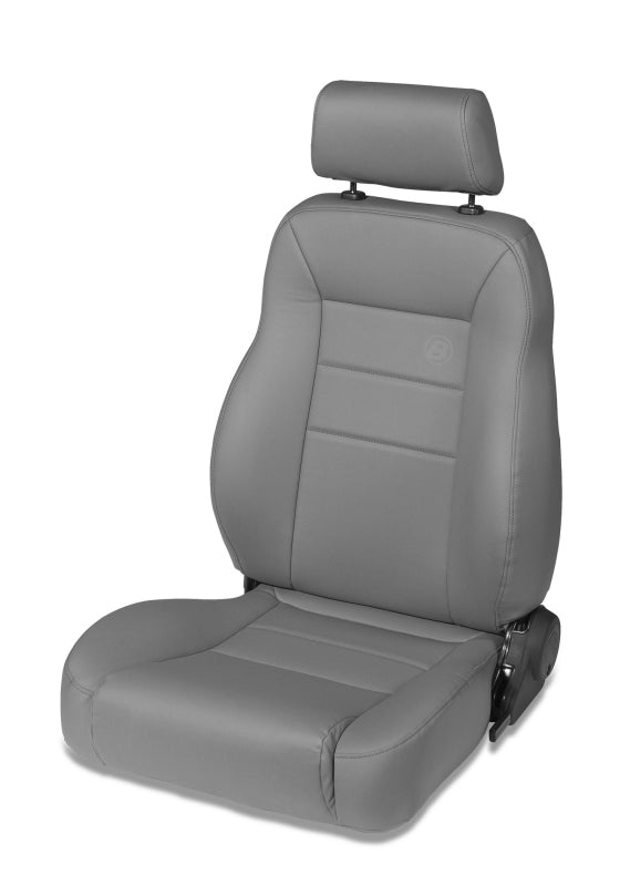 Bestop Trailmax II Pro Driver Side Seat for Jeep CJ7 YJ TJ - Charcoal/Gray