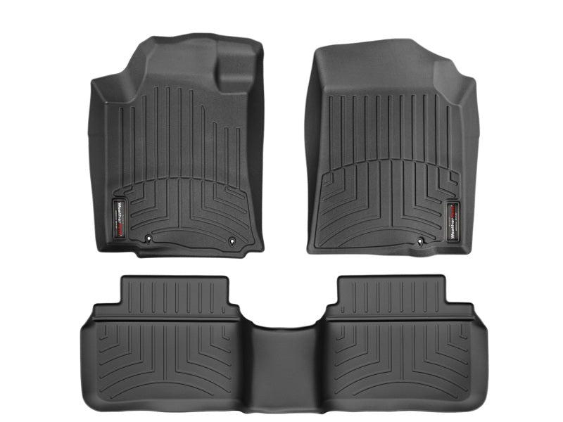 WeatherTech 13+ Nissan Altima Front and Rear Floorliners - Black