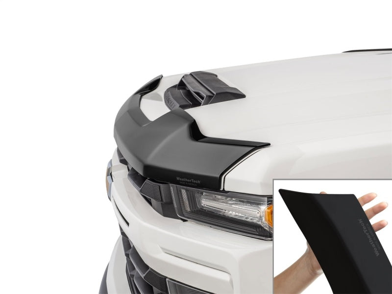 WeatherTech 20-26 Chevy Silverado 2500HD/3500HD Hood Protector - Matte Black
