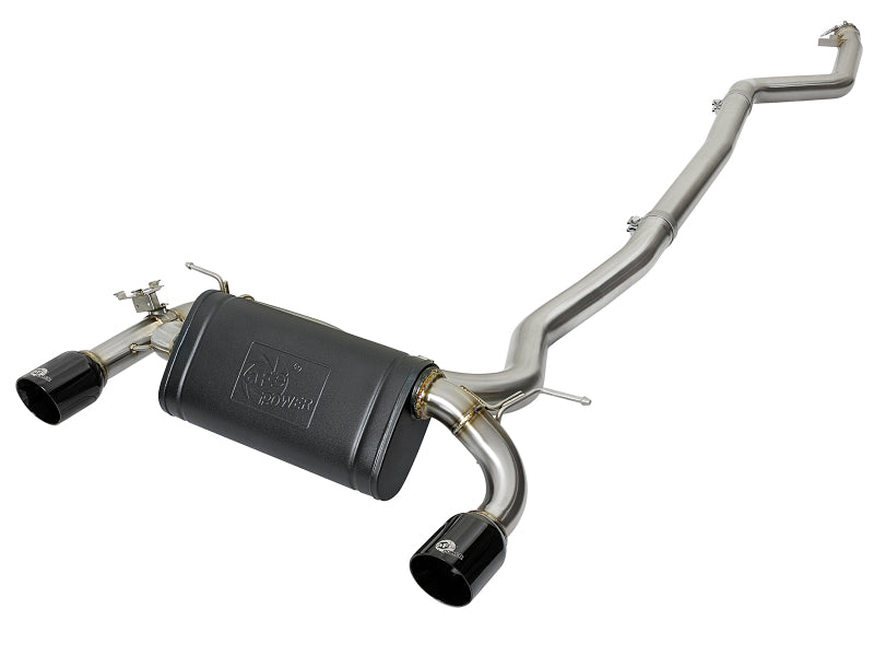 aFe MACH Force-Xp Cat-Back Exhaust System with Black Tips, 49-36334-B