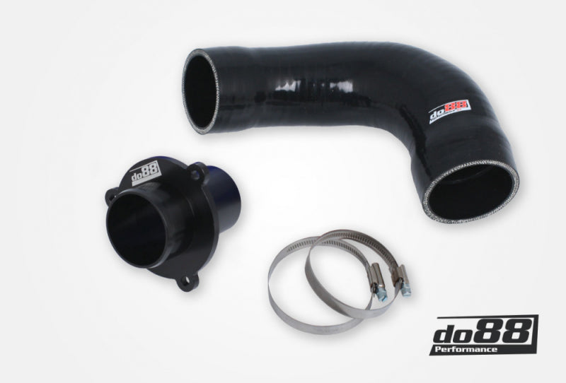 do88 VAG 1.8 & 2.0 TSI Turbo Muffler Delete Kit - Part Number do88 TR-340 Black Hoses