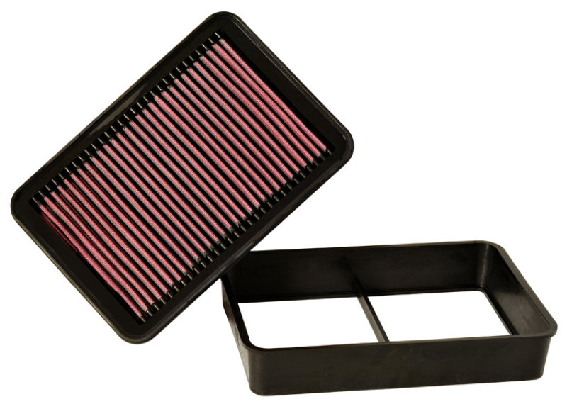 K&N Engineering 33-2392 High-Flow Replacement Air Filter for Mitsubishi Lancer