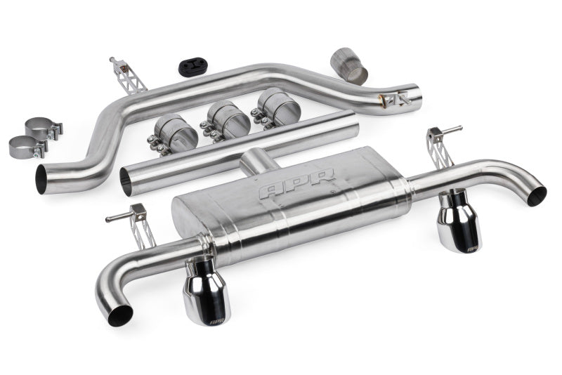 APR 22-26 Volkswagen GTI MK8 Catback Exhaust System - T304 Stainless Steel, Dual 2.5" Tips