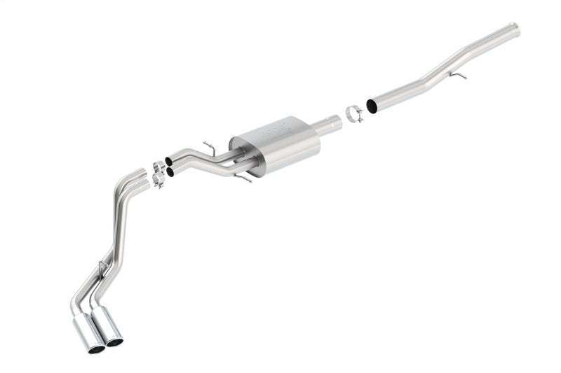 Borla ATAK Cat-Back Exhaust System for 2014–2018 Chevrolet Silverado 1500 and GMC Sierra 1500 6.2L V8, Part Number 140577