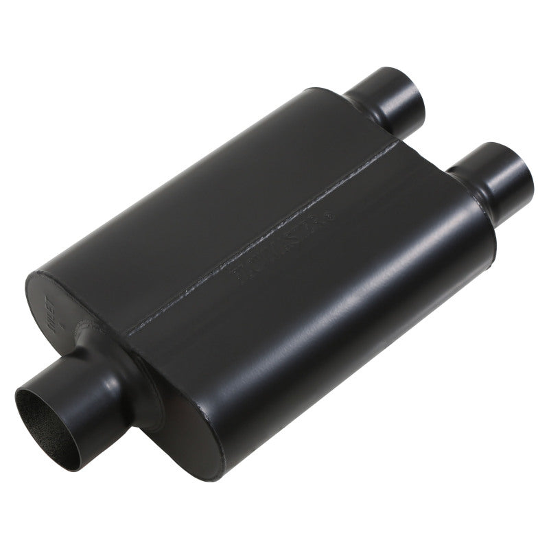 Flowmaster 430402 40 Series Muffler with 3 Inch Inlet and 2.5 Inch Dual Out for Ford Bronco