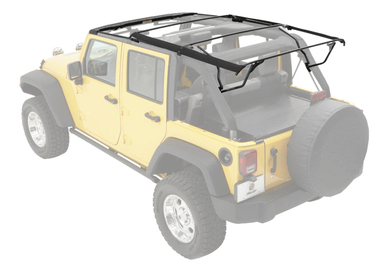 Bestop Bow & Frame Hardware Kit for 2007-2018 Jeep Wrangler JK 4-Door – Factory Style Replacement Part Part Number BES55001-01