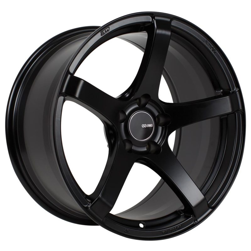 Enkei - enk476-885-6535BK - Kojin Matte Black Wheel