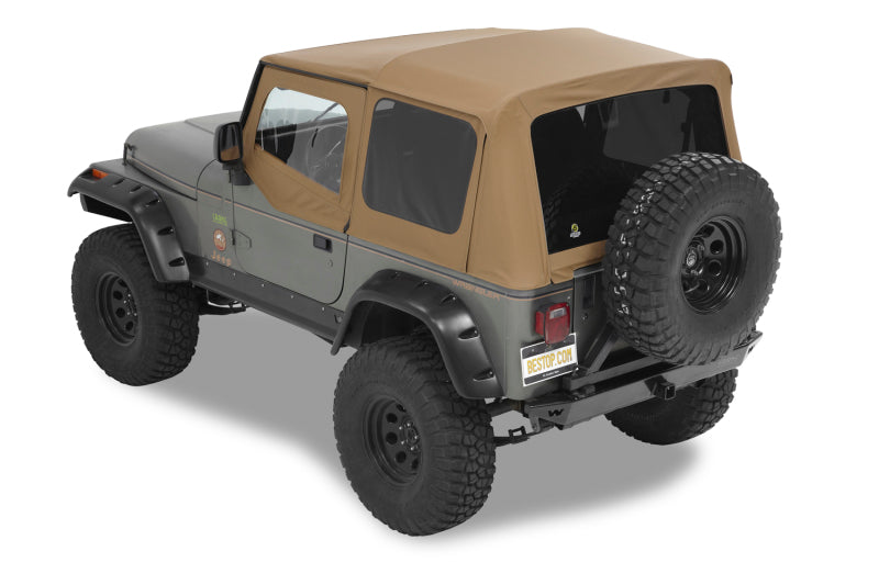 Bestop 88-95 Jeep Wrangler YJ Supertop in Spice with Tinted Windows and Heavy-Duty Fabric