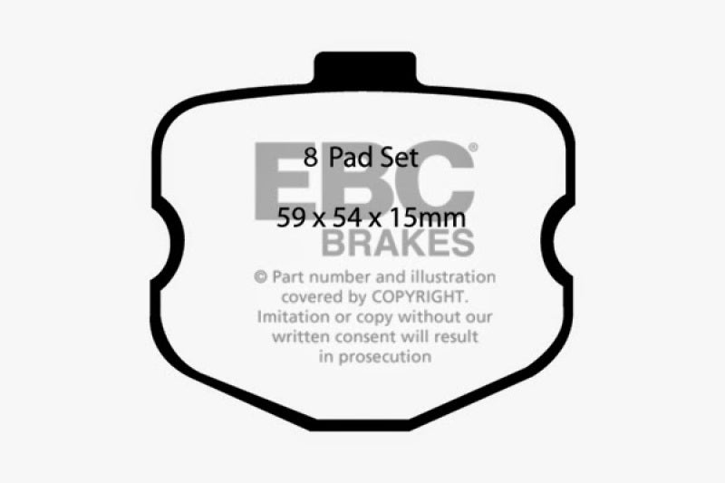 EBC Yellowstuff Brake Pad Sets