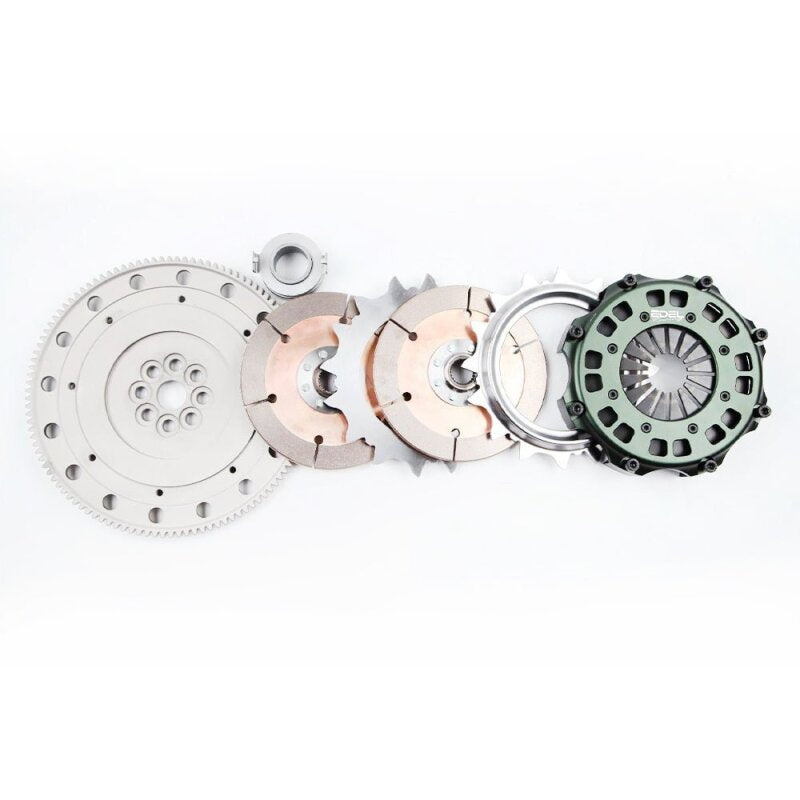 BLOX Racing Honda D-Series Twin Disc Clutch 7.25 inch Sprung by Edel for BLOX Racing