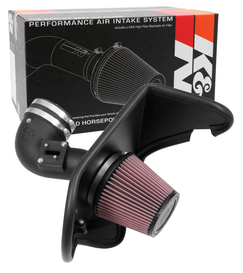 K&N Engineering 57-3105 57 Series FIPK Performance Air Intake Kit for 2016-2017 Chevrolet Camaro 2.0L Turbo