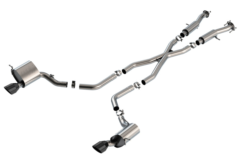 Borla 140633CB ATAK Cat-Back Exhaust System for 2015-2021 Jeep Grand Cherokee SRT 6.4L V8 AWD
