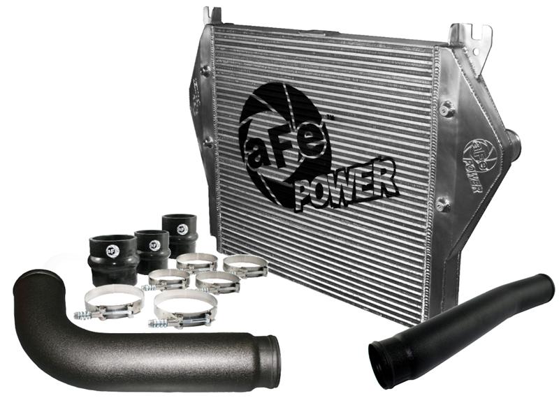 aFe BladeRunner 3-Inch Cold-Side Charge Pipe, Black Aluminum, Part Number 46-20048 for 2004.5-2005 GM 6.6L Duramax LLY