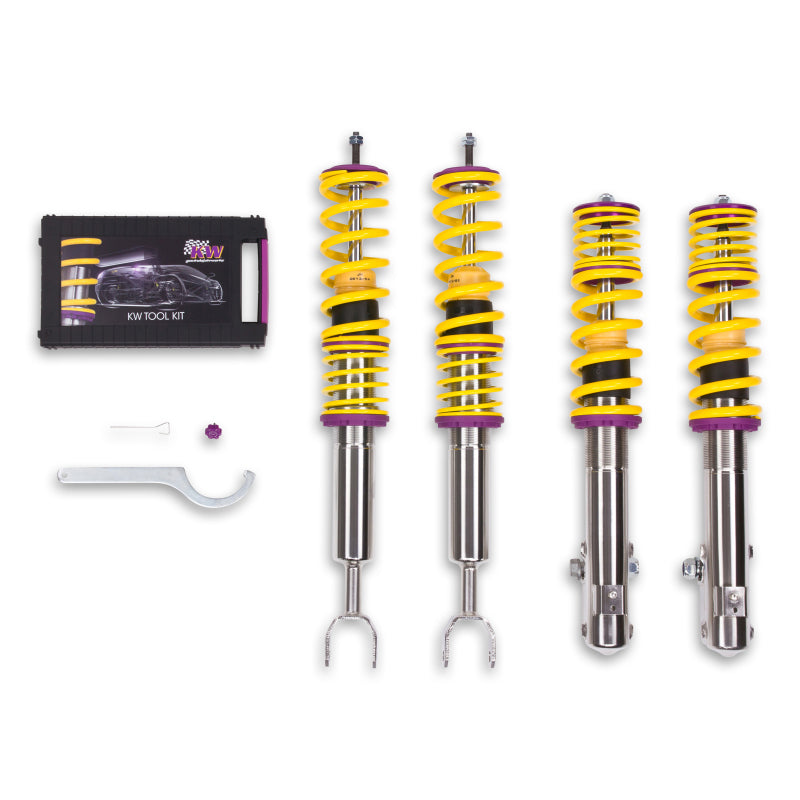 KW V1 INOX-LINE Coilover Kit for 2001-2007 Mitsubishi Lancer Evolution 7, 8 and 9 - Part Number KWS10265006