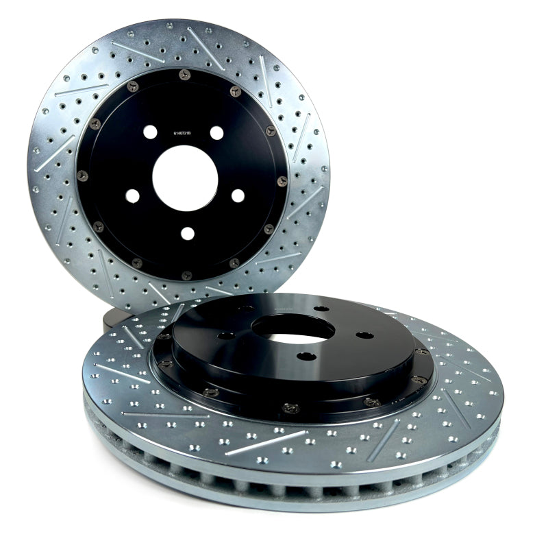 Baer Brakes Eradispeed+ Rear 2-Piece Performance Brake Rotors for Chevrolet Corvette 2014-2019